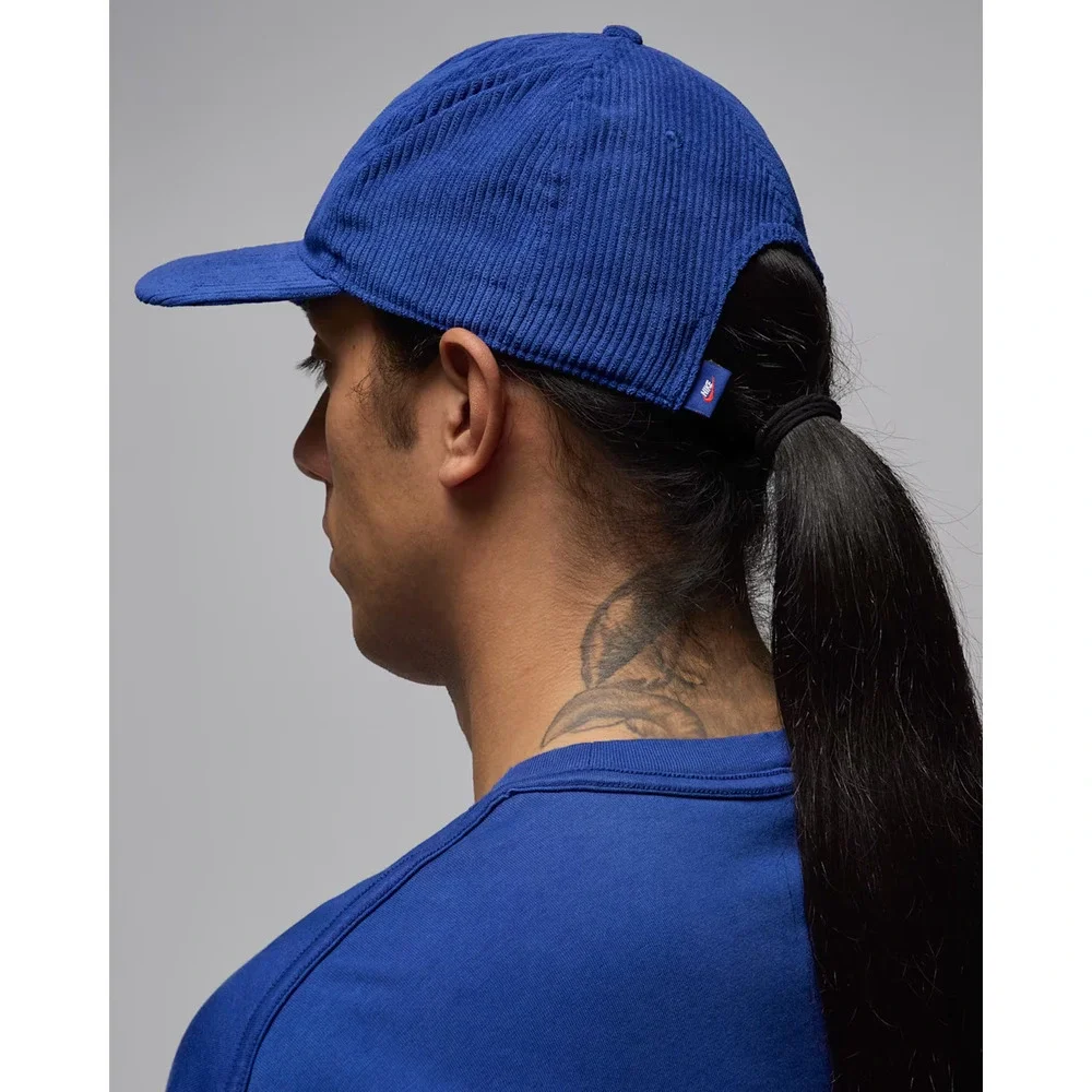 Jordan Pro Unstructured Cap Corduroy Hat Deep Royal Size L/XL IB3937-485